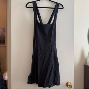 NWT Outdoor Voices Cross Back Black Exercise Dress, XXL